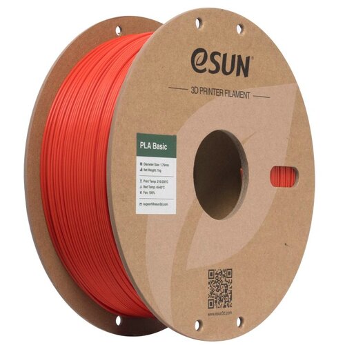 eSUN PLA Basic CRVENA (RGB Red) 1kg 1.75mm PaperRoll (PLA-BASIC175P-R1P1) Cijene