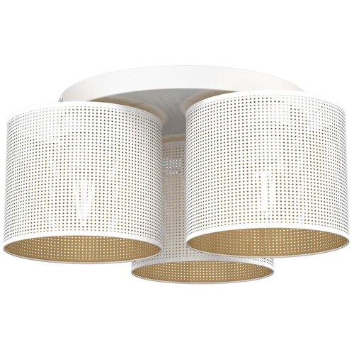  Plafonski luster LOFT SHADE 3xE27/60W/230V beli/zlatni Cene