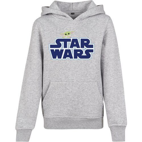 MT Kids Children's Star Wars Blue Logo Hoody Heather Grey Cijene