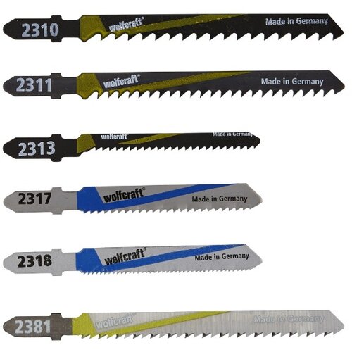 Wolfcraft 2358000 nož za ubodnu testeru t prihvat 10 komada Slike