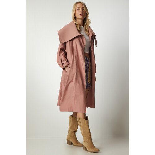 Happiness İstanbul Trench Coat - Pink Slike