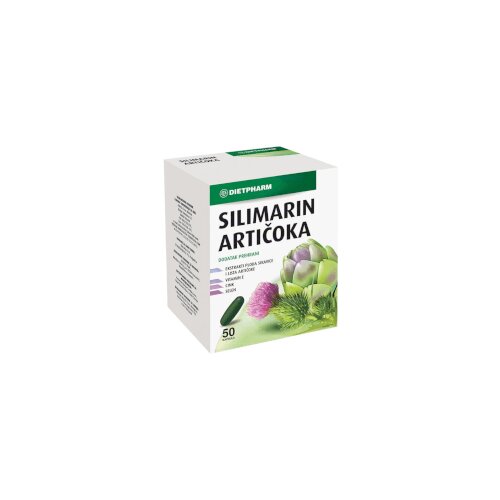 Dietpharm Silimarin Artičoka kapsule Slike