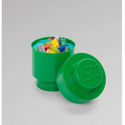 Lego kutija za odlaganje, okrugla (1): tamnozelena Cene