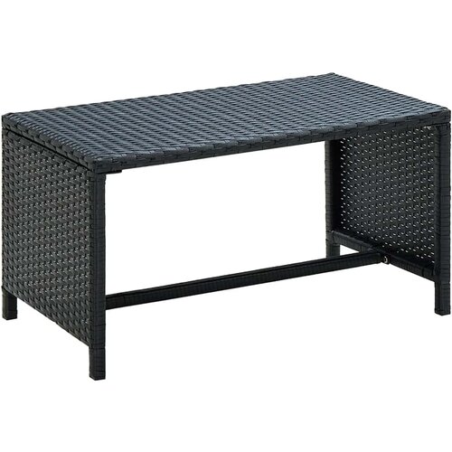  Stolić za kavu crni 70 x 40 x 38 cm od poliratana Cene