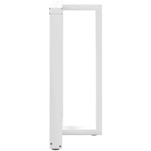  Noge za barski stol T-oblika 2 kom bijele 60x35x(90-91)cm čelik Slike