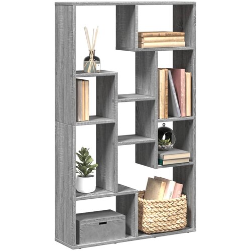 vidaXL Knjižna omara siva sonoma 72x20x120 cm inženirski les Cene