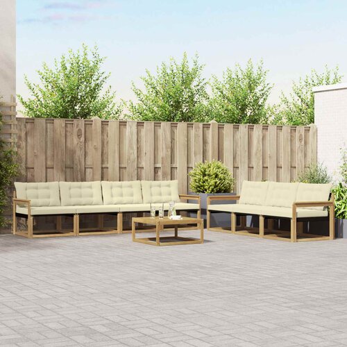 Set vanjskih sofa 8 kom. Bijela i krem Cijene