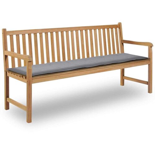  Jastuk za vrtnu klupu sivi 180 x 50 x 3 cm od tkanine Oxford Cijene