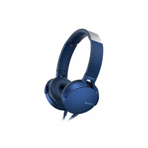 Sony MDR-XB550APL, extra bass, plave slušalice Slike
