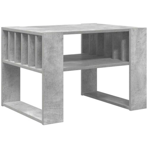  Stolić za kavu Betonski sivi 66 x 49 5 x 45 cm Konstruirano drvo Slike