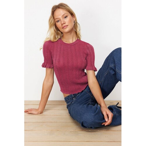 TRENDYOLMILLA Ženska bluza TWOSS24KZ00029, Roze Cene