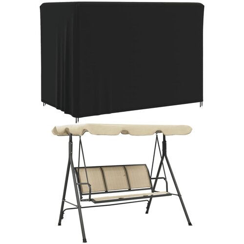 Maison Chic Prevleka za zunanjo pohi&amp;scaron;tvo - Pokrivalo za vrtno pohi&amp;scaron;tvo črno 220x150x150 cm 420D oxford, (21795273) Slike