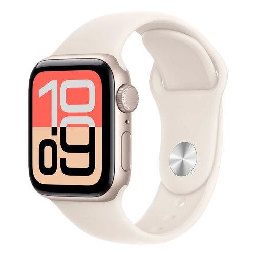 Apple Watch SE 3 40mm Aluminum Case with Starlight Sport Band &ndash; S/M &ndash; MEH34 Cijene