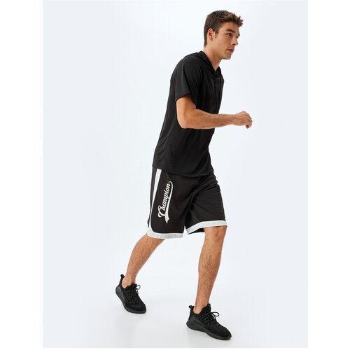 Koton Sports T-Shirt Hooded Lace Up Short Sleeve Cene