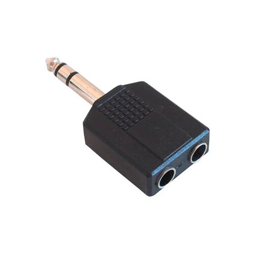 Cabletech Adapter 2 X banana 6.3mm ST./6.3mm. ST, (20811890) Cene