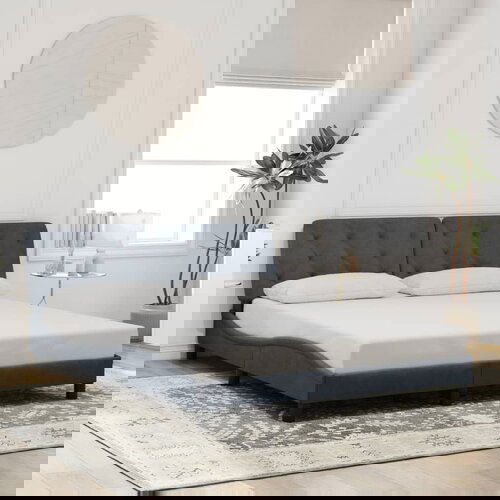 Furnova Posteljni okvir brez vzmetnice temno siv 160x200 cm žamet, (21940418) Cene