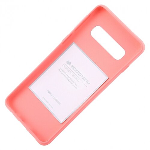 Goospery soft feeling silikonski ovitek za Samsung Galaxy S10 G973 - roza Slike