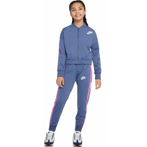 Nike SPORTSWEAR Trenirka za djevojčice, komplet, plava, veličina
