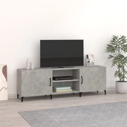 vidaXL TV ormarić boja betona 150x30x50 cm od konstruiranog drva