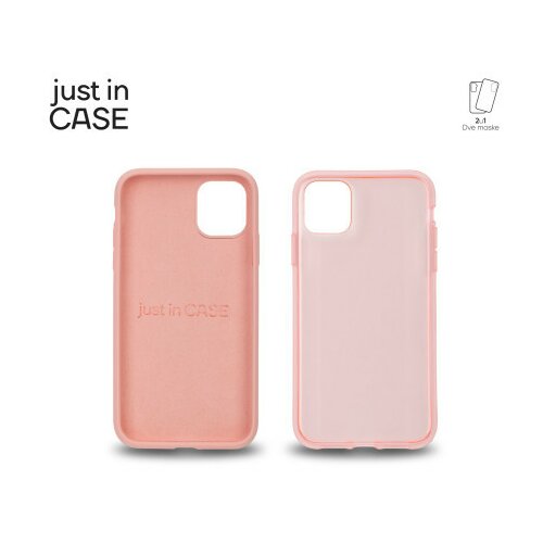 Just in case 2u1 extra case mix paket pink za iPhone 11 ( MIX102PK ) Slike