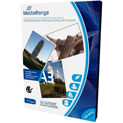 Mediarange foto papir A3, high glossy visoki sijaj 200g, 50 kom Cene