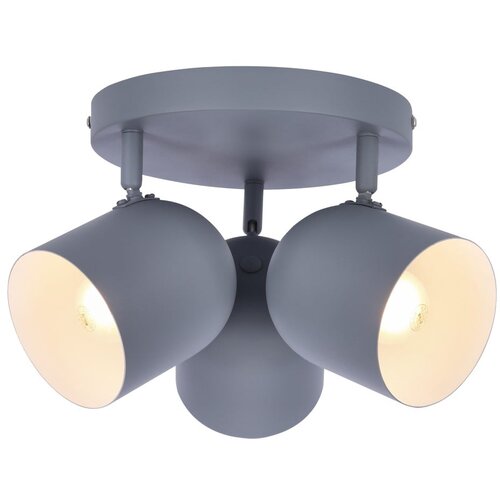 Candellux Lighting svetlo modra stropna svetilka s kovinskim senčilom 32x32 cm azuro Slike