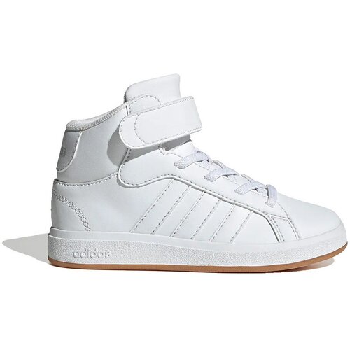 Adidas Visoke superge Baskets grand court mi-hauteur blanc/vert Bela Slike