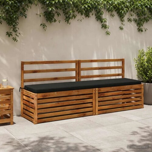  Jastučić za klupu SOEST 100% poliester Crna 170 x 40 x 5 cm - Crna 170 x 40 x 5 cm Melange Cene