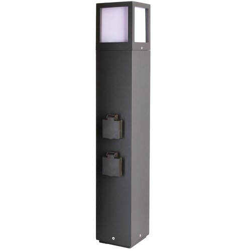 Planetitaly FASADNA SVETILKA STOB ELEKTRIČNA SVETILKA ZUNANJA LED SVETILKA E27 ALU POL 2 VOZILA ZA POLNILO LUČ VRTNA VILLA 230V IP54 (50CM), (20561679) Cene