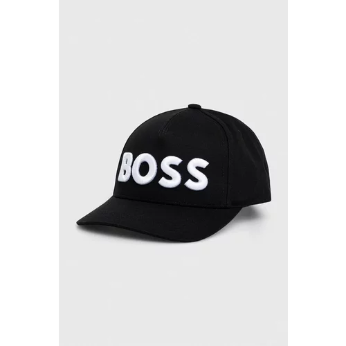 Boss Kapa sa šiltom boja: crna, s aplikacijom