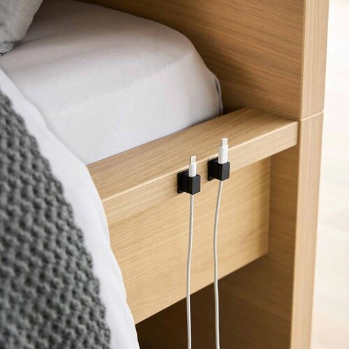 YAMAZAKI Crni metalni uredski organizatori u setu 5 kom za kablove Smart &amp;ndash; Slike