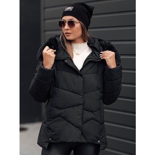 DStreet Women&#039;s winter jacket FIXMIX quilted with hood black Cijene