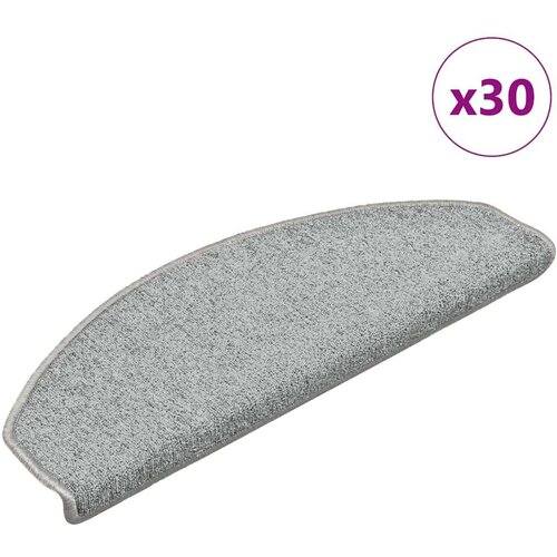  Prostirke za stepenice 30 kom svijetlosive 65x24x4 cm Cene