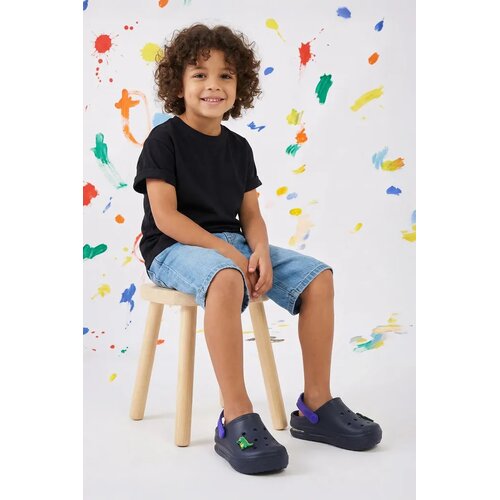 Trendyol Shoes Papuče za dečake Takss25Sd00044, Tamnoplave Slike