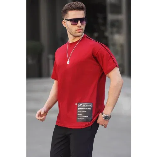 Madmext T-Shirt - Burgundy - Regular fit