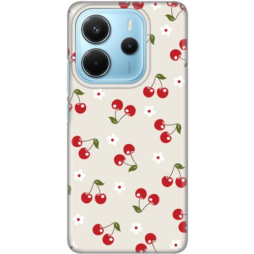  Torbica Silikonska Print za Xiaomi Redmi Note 14 4G Cherry and Flowers Cene
