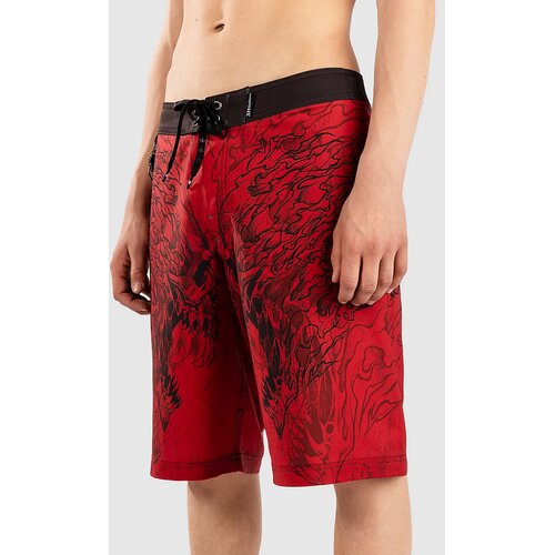 Affliction Burn Boardshorts red Cene