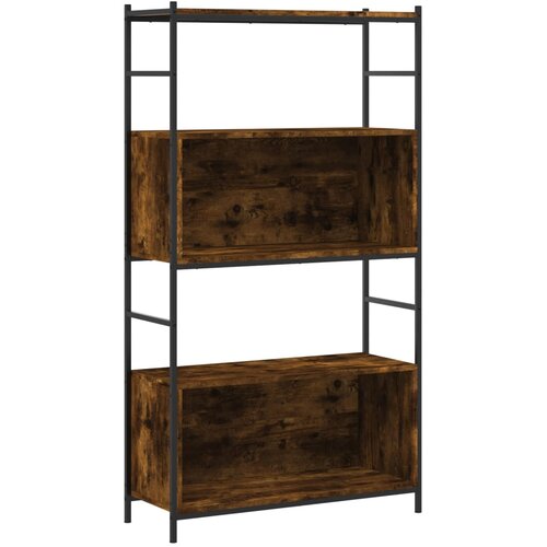 Maison Chic Knjižna omara - Knjižna polica - Knjižni regal sonoma hrast 80x30x145,5 cm inž. les in železo, (21723508) Cene
