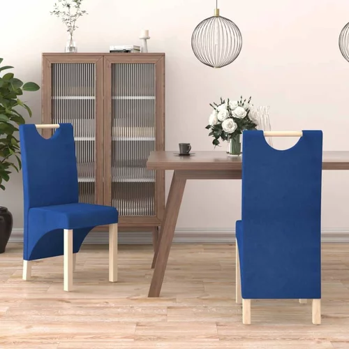  Jedilni stoli 2 kosa modro blago, (20700872)