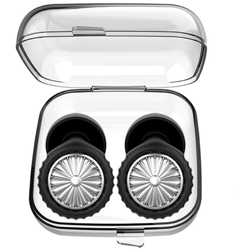 INF Roza silikonski u&scaron;esni čepki Air Force 1 K2 za zmanj&scaron;evanje hrupa Black + Silver, (5000130263) Cene