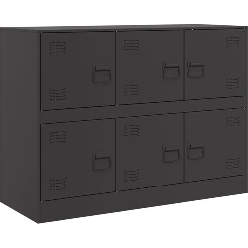 Maison Chic Komoda - Predalnik črna 99x39x73 cm jeklo, (21715615) Cene