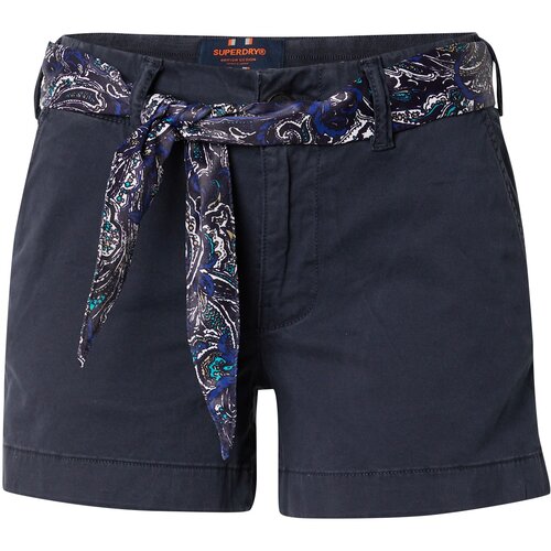 Superdry Chino hlače 'Classic' mornarska Cene