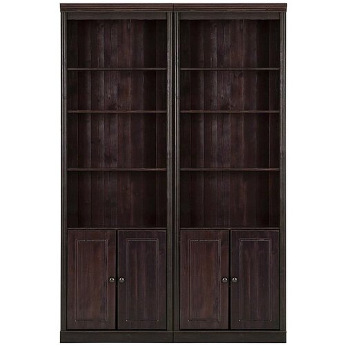 Støraa Smeđa biblioteka od masivnog bora 148x223 cm Anita – Cijene