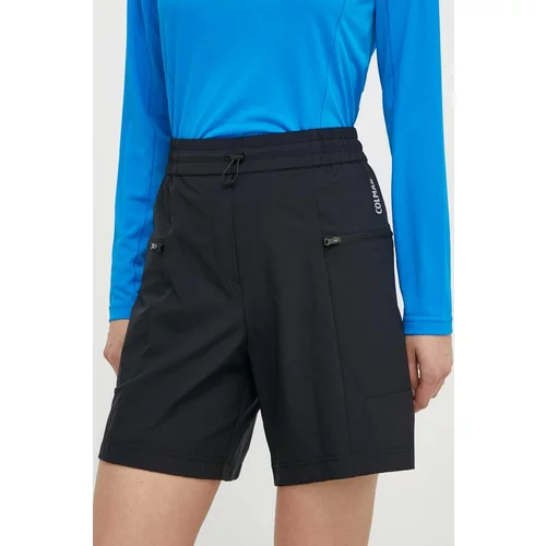 Colmar Kratke outdoor hlače boja: crna, bez uzorka, visoki struk