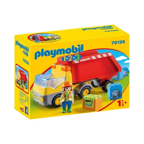 Playmobil 70126 - 1.2.3 - Tovornjak s prekucnikom