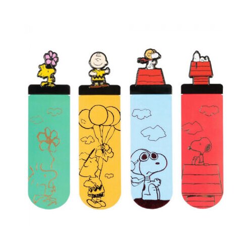 Grupo Erik Editores S. L. Set bukmarkera Snoopy, 4 komada Slike