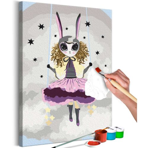  Slika za samostalno slikanje - Lady Bunny 40x60 Slike