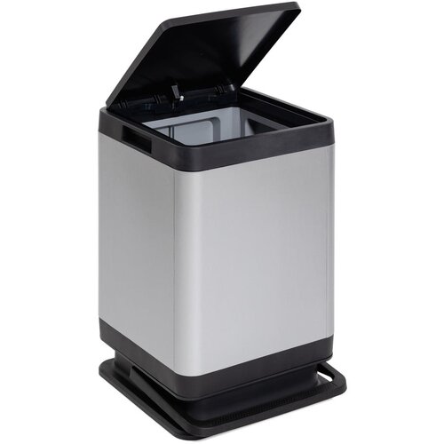 DEA HOME Plastičen ko&amp;scaron; za smeti s pedalom v srebrni barvi 80 l Tokyo &amp;ndash; Slike
