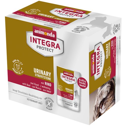 Animonda Integra Protect Adult Urinary struvitni kamenci 8 x 85 g - Govedina Slike