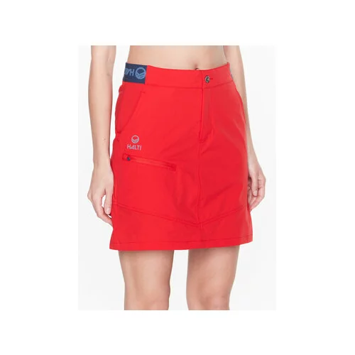 Halti Kratke hlače iz tkanine Pallas 064-0487 Rdeča Regular Fit